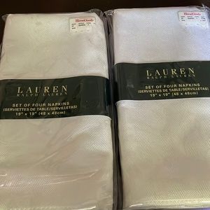 Set of 8 cloth napkins